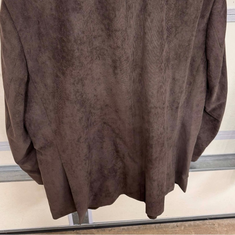 Jones New York suede Classic brown Tan Blazer XL - Picture 5 of 5